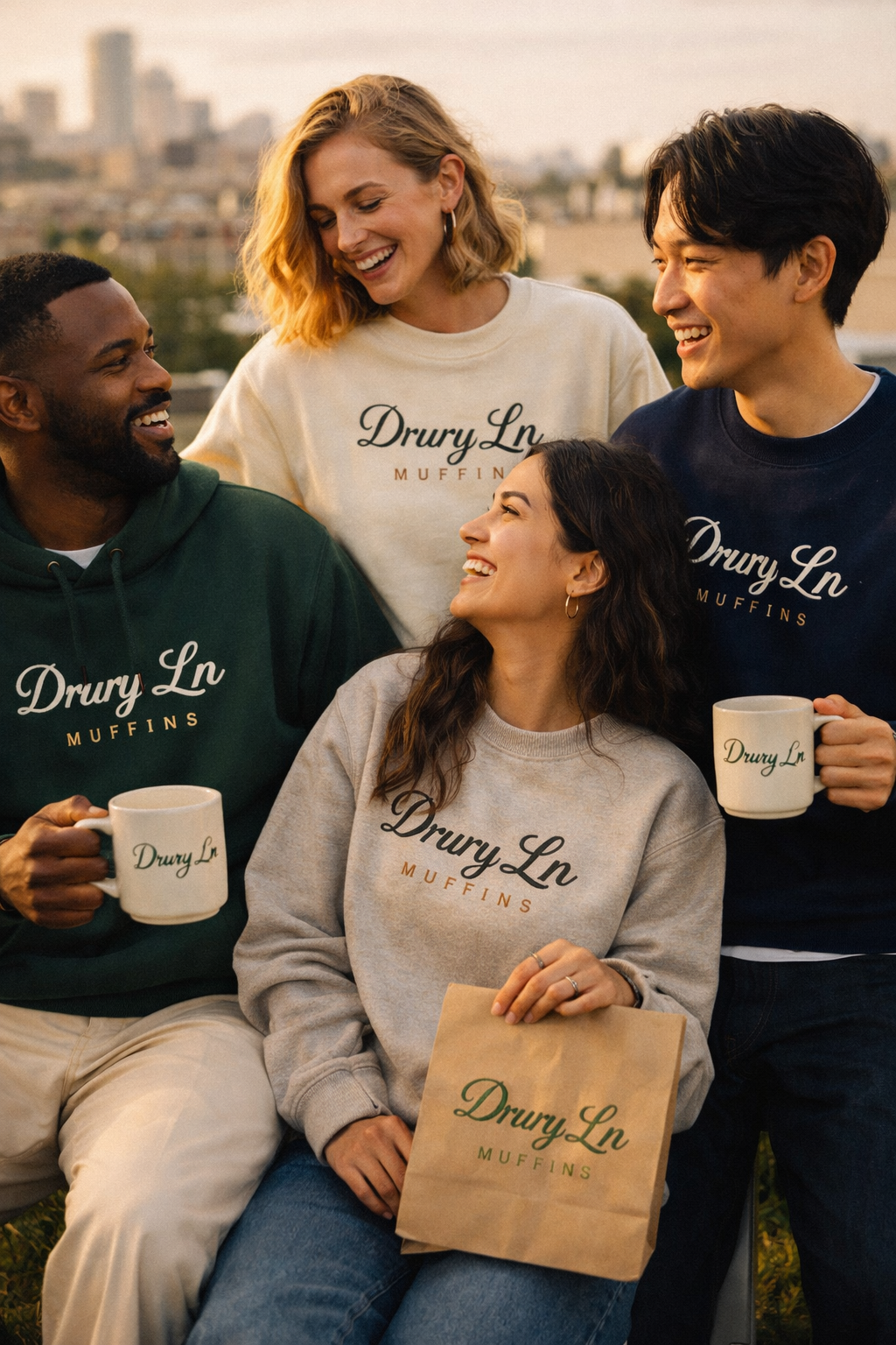 Drury Ln crewneck colorways